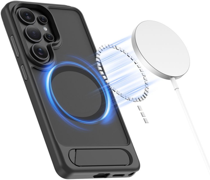 Θήκη MagSafe για Samsung Galaxy S26 Ultra S948, Tech-Protect, Magrack, Ματ Μαύρη