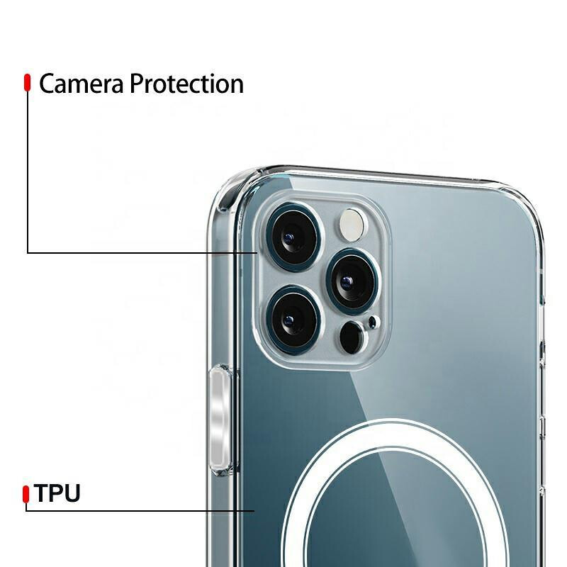 MagSafe Case for Samsung Galaxy S24 S921, OEM, 1800 Gauss, Transparent
