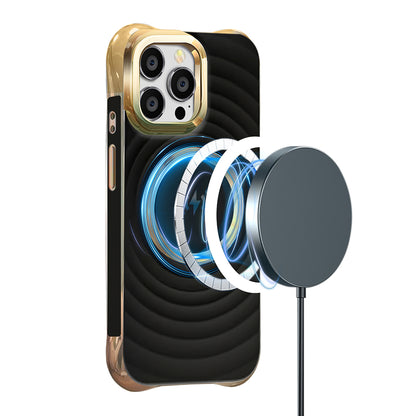 Θήκη MagSafe για Samsung Galaxy S23 FE S711, OEM, Circle Glam, Μαύρη