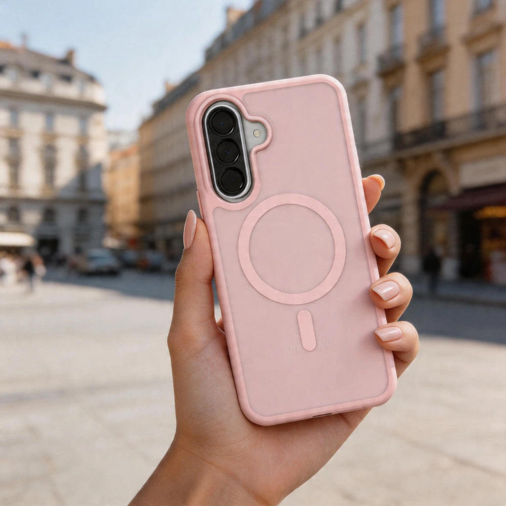 MagSafe Case for Samsung Galaxy A37 5G / A56 A566 / A36 A366, Tech-Protect, Magmat, Matte Pink