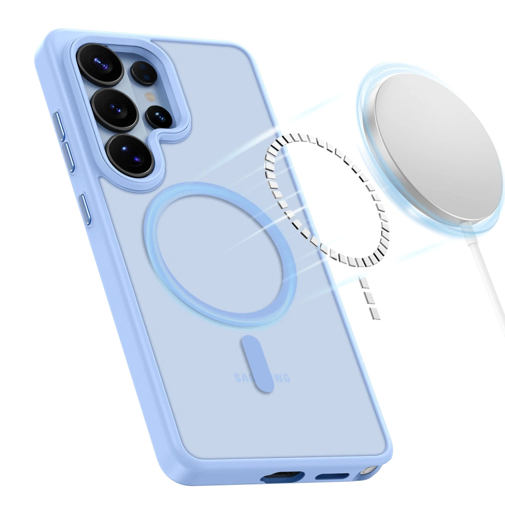 MagSafe Case for Samsung Galaxy S26 Ultra S948, Tech-Protect, Magmat, Matte Blue