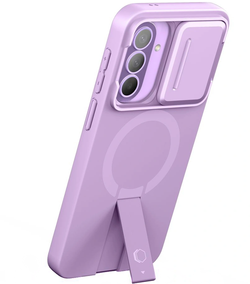 MagSafe Case for Samsung Galaxy A57 5G, Tech-Protect, Kevlar Aura, Violet