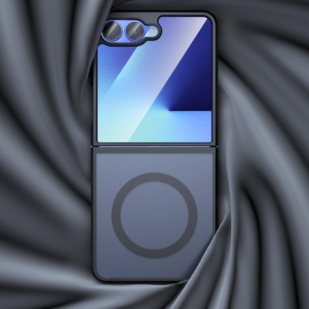 Θήκη MagSafe για Samsung Galaxy Z Flip7 F766, Techsuit, PureFrost, Μαύρο