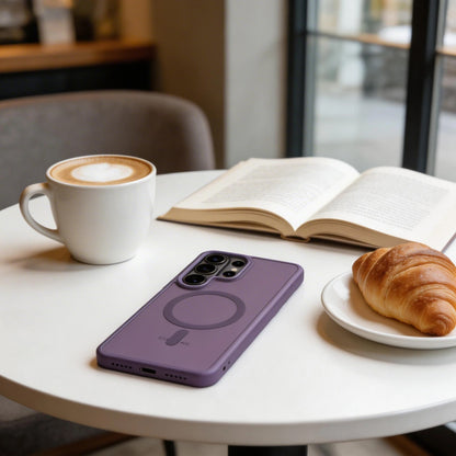 MagSafe Case for Samsung Galaxy S26 Ultra S948, Tech-Protect, Magmat, Matte Purple