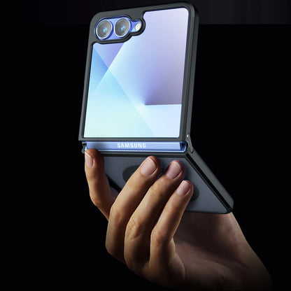 Θήκη MagSafe για Samsung Galaxy Z Flip7 F766, Techsuit, PureFrost, Μαύρο