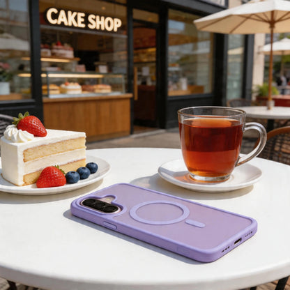 Θήκη MagSafe για Samsung Galaxy A57 5G, Tech-Protect, Magmat, Μωβ Ματ