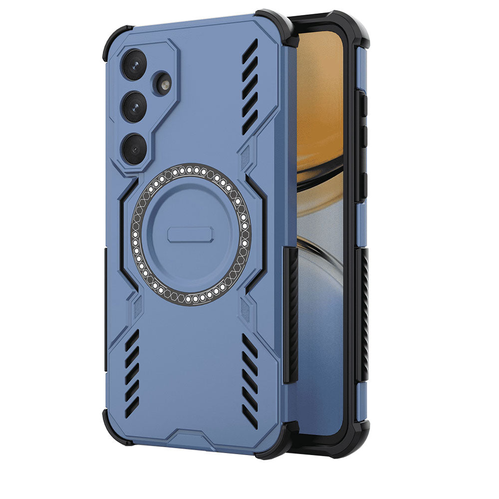 Θήκη MagSafe για Samsung Galaxy A55 5G A556, Techsuit, ArmorMag, Μπλε