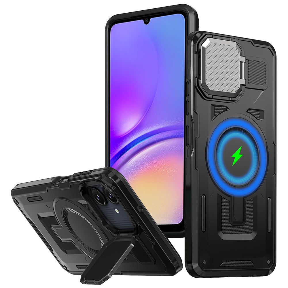 MagSafe Case for Samsung Galaxy A05 A055, Techsuit, CamVault, Black