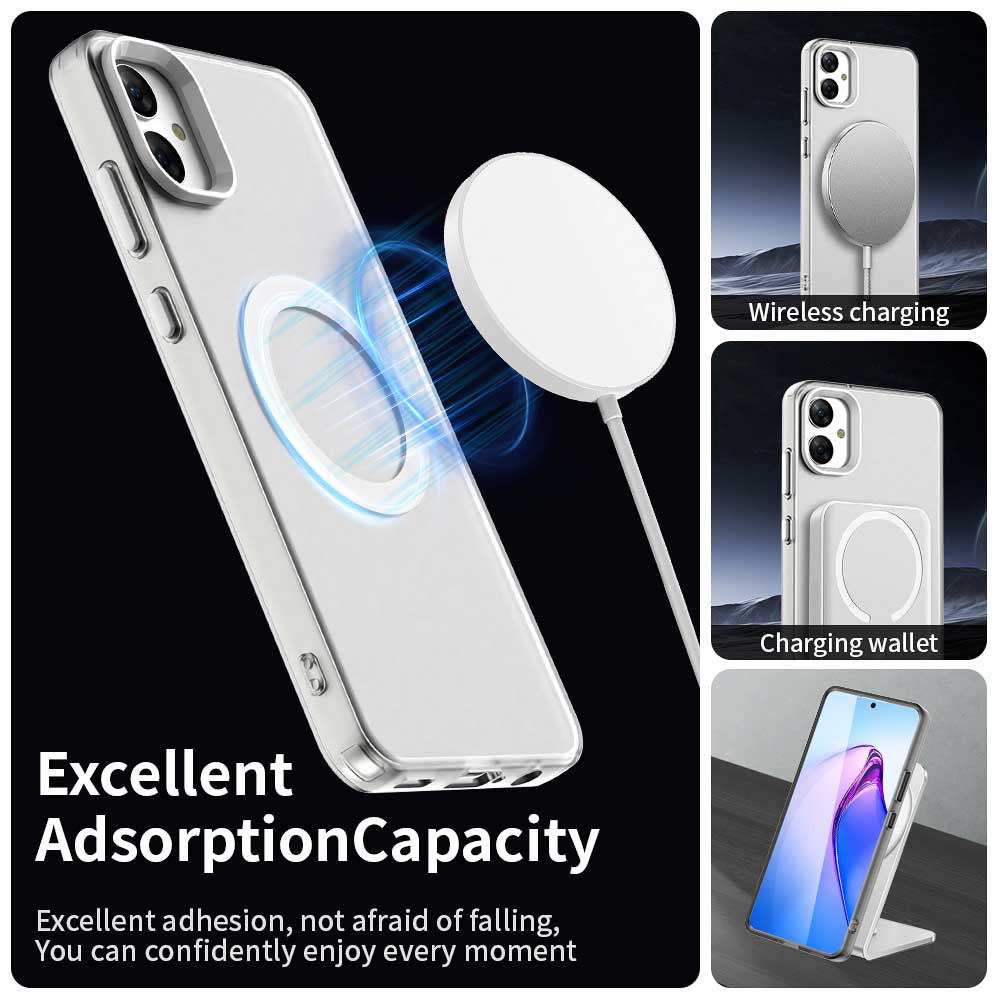 MagSafe Case for Samsung Galaxy A05 A055, Techsuit, CandyCase, White