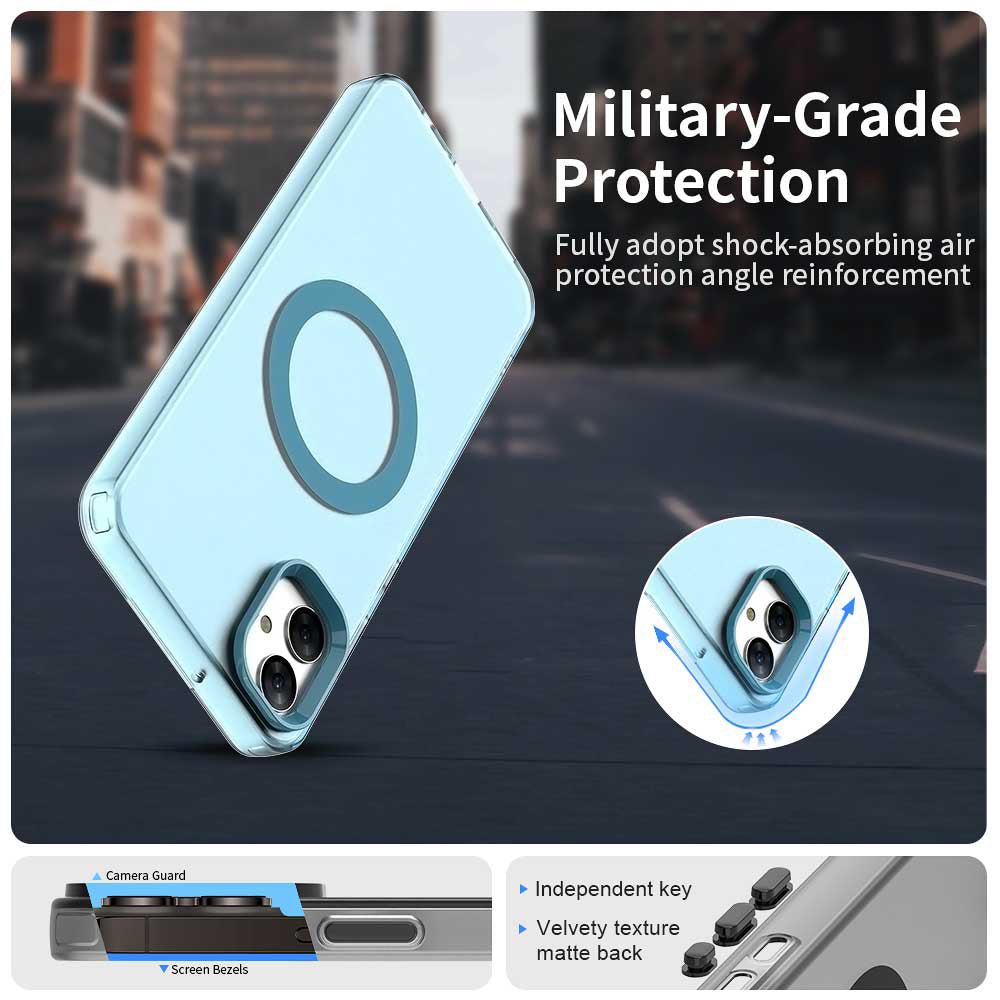 Θήκη MagSafe για Samsung Galaxy A05 A055, Techsuit, CandyCase, Μπλε