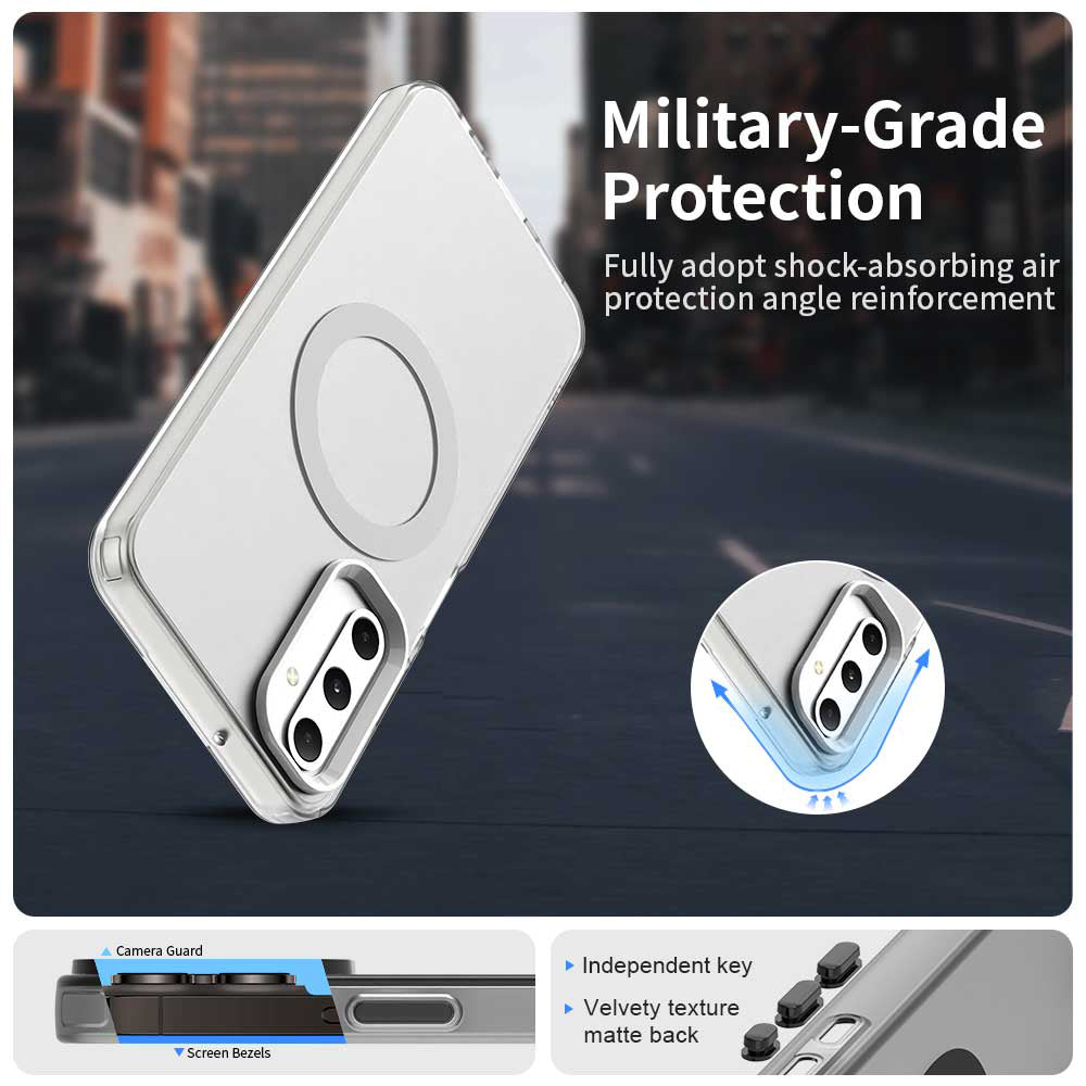 Θήκη MagSafe για Samsung Galaxy A05s A057, Techsuit, CandyCase, Λευκό