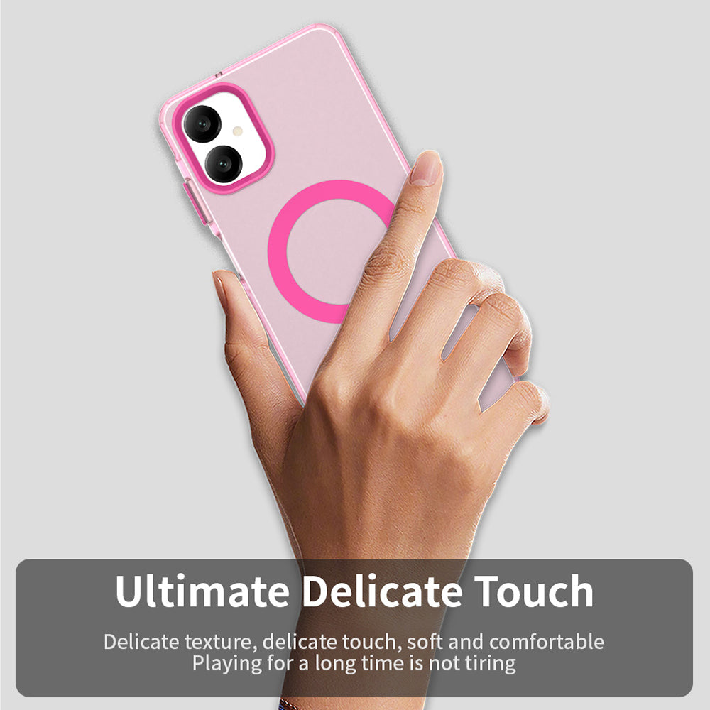 Θήκη MagSafe για Samsung Galaxy A06 A065, Techsuit, CandyCase, Ροζ