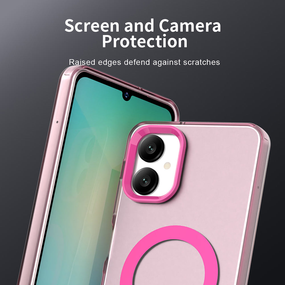 Θήκη MagSafe για Samsung Galaxy A06 A065, Techsuit, CandyCase, Ροζ
