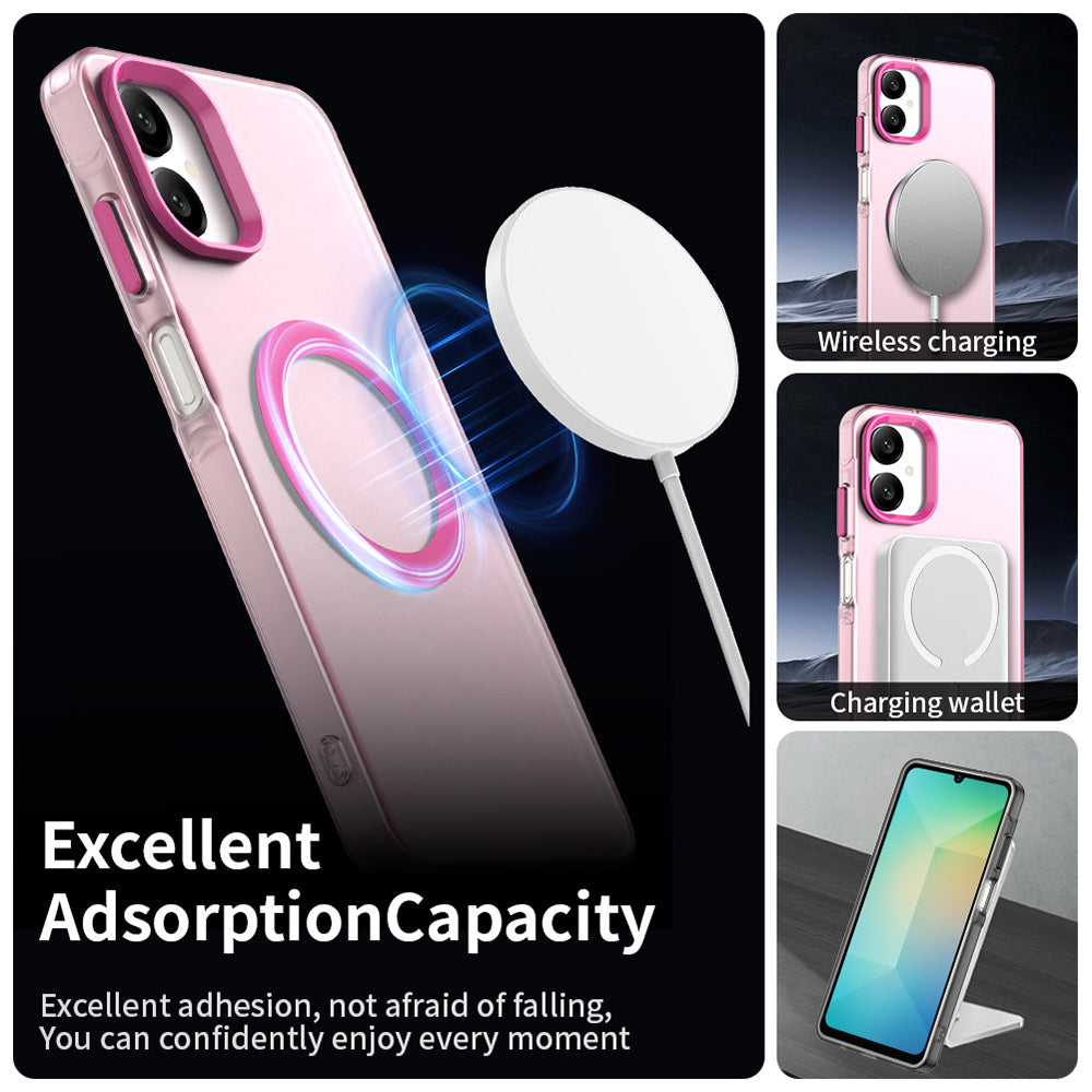 Θήκη MagSafe για Samsung Galaxy A06 A065, Techsuit, CandyCase, Ροζ