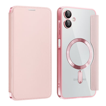 MagSafe Case for Samsung Galaxy A06 A065, Techsuit, SmartMag Book, Pink