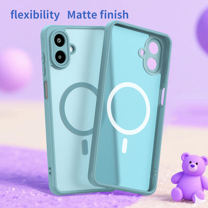 MagSafe Case for Samsung Galaxy A07 4G A075, Techsuit, HaloFrost II, Light Green