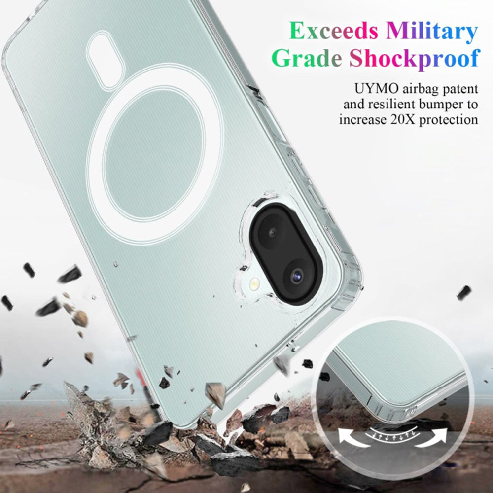 Θήκη MagSafe για Samsung Galaxy A07 4G A075, Techsuit, Pro, Διαφανής