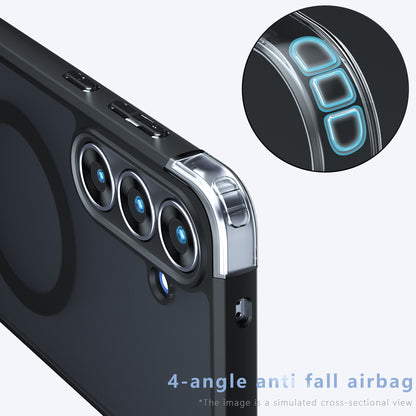 Θήκη MagSafe για Samsung Galaxy A07 4G A075, Techsuit, PureFrost, Ματ Μαύρη