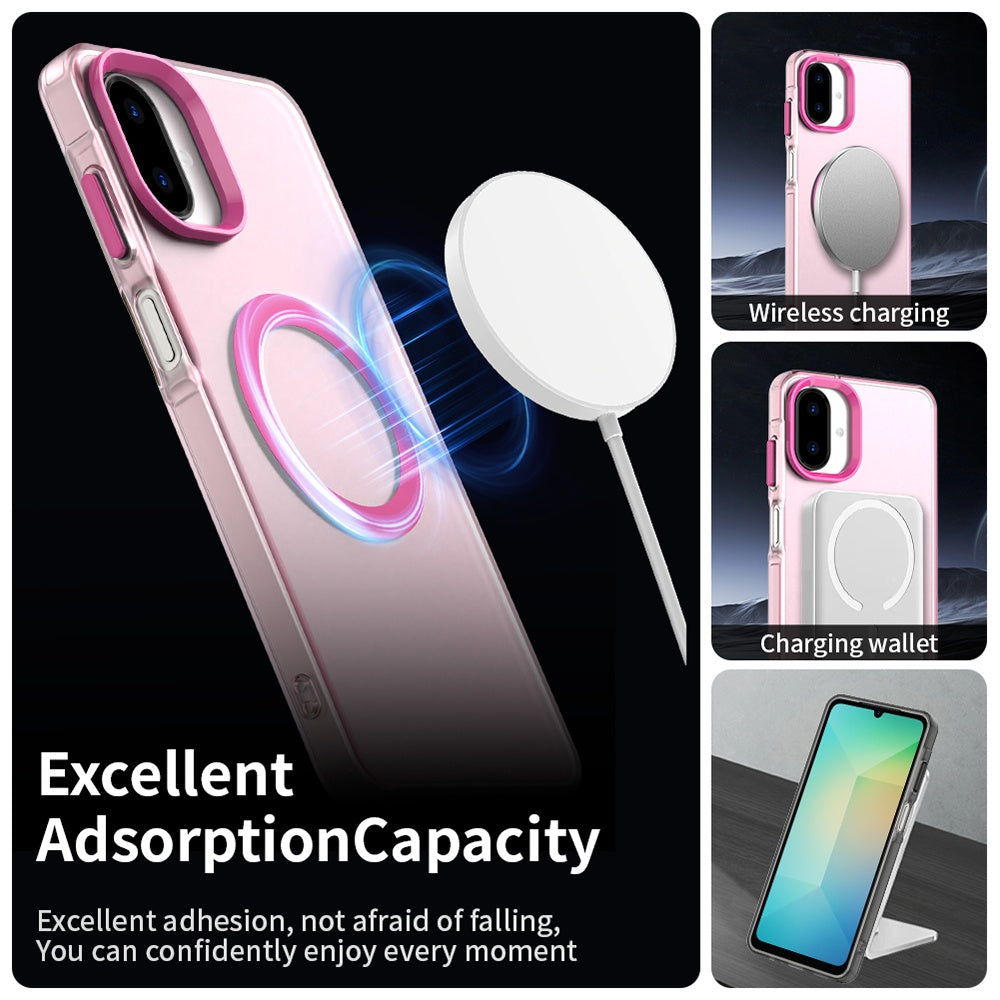 Θήκη MagSafe για Samsung Galaxy A07 4G A075, Techsuit, CandyCase, Ροζ