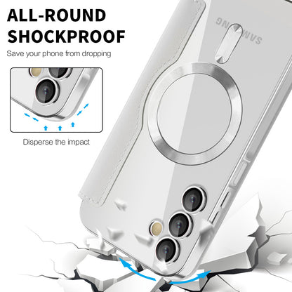 Θήκη MagSafe για Samsung Galaxy A15 5G A156 / A15 A155, Techsuit, SmartMag Book, Γκρι