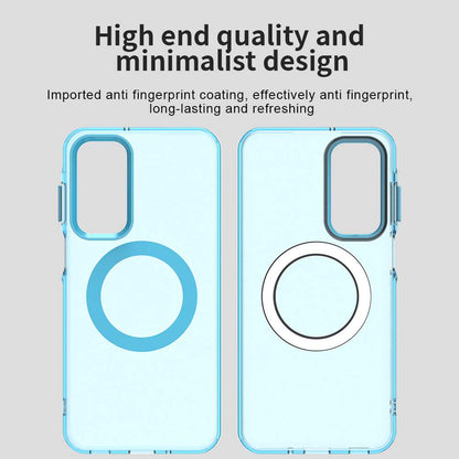 MagSafe Case for Samsung Galaxy A16 5G A166 / A16 4G A165, Techsuit, CandyCase, Blue