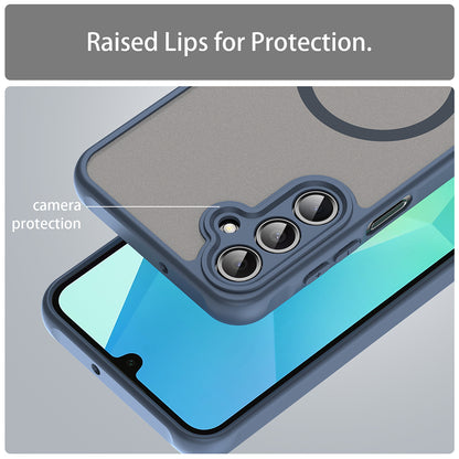 Θήκη MagSafe για Samsung Galaxy A16 5G A166 / A16 4G A165, Techsuit, HaloFrost II, Μπλε Σκούρο
