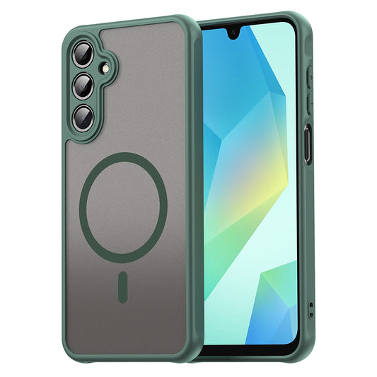 Θήκη MagSafe για Samsung Galaxy A16 5G A166 / A16 4G A165, Techsuit, HaloFrost II, Πράσινο