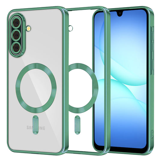 Θήκη MagSafe για Samsung Galaxy A17 4G / A17 5G, Techsuit, Luxury Crystal, Ανοιχτό Πράσινο