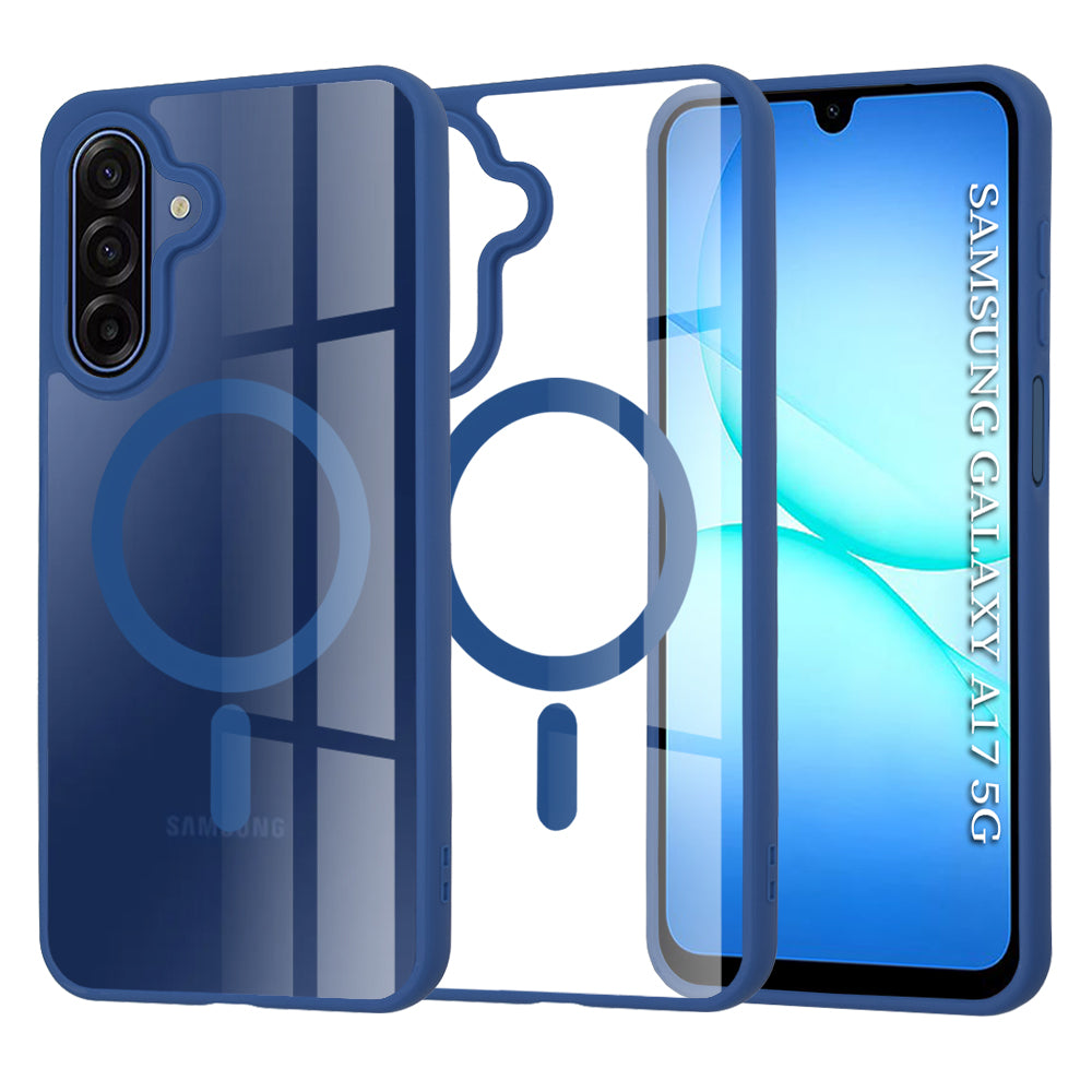 Θήκη MagSafe για Samsung Galaxy A17 4G / A17 5G, Techsuit, Pro, Μπλε