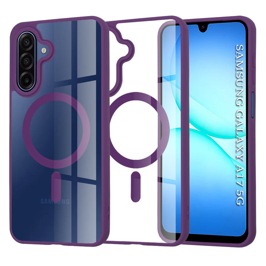 Θήκη MagSafe για Samsung Galaxy A17 4G / A17 5G, Techsuit, Pro, Μωβ