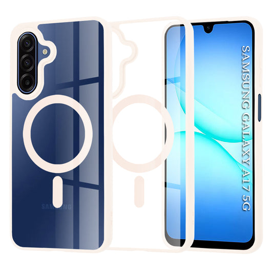 Θήκη MagSafe για Samsung Galaxy A17 4G / A17 5G, Techsuit, Pro, Ροζ