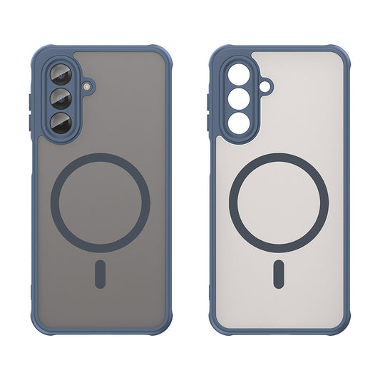 Θήκη MagSafe για Samsung Galaxy A17 5G, Techsuit, HaloFrost II, Μπλε Σκούρο