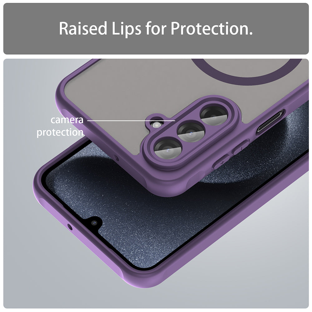 MagSafe Case for Samsung Galaxy A17 5G, Techsuit, HaloFrost II, Purple