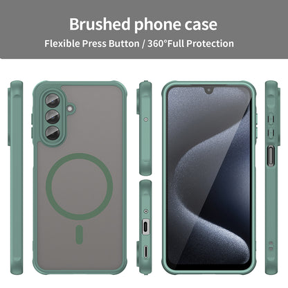 Θήκη MagSafe για Samsung Galaxy A17 5G, Techsuit, HaloFrost II, Πράσινο