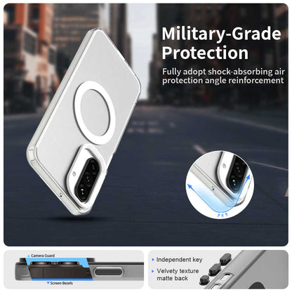 MagSafe Case for Samsung Galaxy A26 A266, Techsuit, CandyCase, White