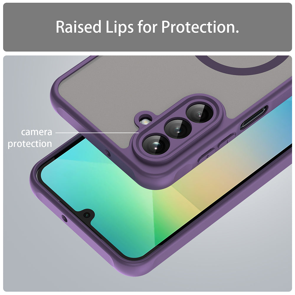Θήκη MagSafe για Samsung Galaxy A26 A266, Techsuit, HaloFrost II, Μωβ