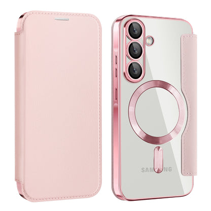 Θήκη MagSafe για Samsung Galaxy A26 A266, Techsuit, SmartMag Book, Ροζ
