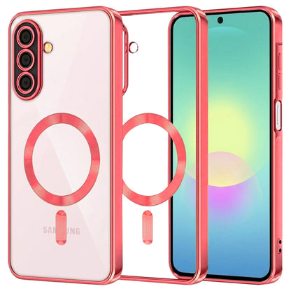 Θήκη MagSafe για Samsung Galaxy A27 5G, Techsuit, Luxury Crystal, Κόκκινο