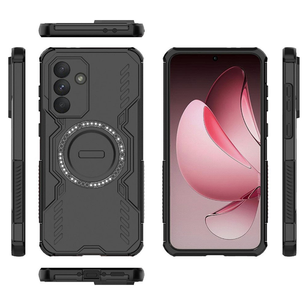 MagSafe Case for Samsung Galaxy A36 A366, Techsuit, ArmorMag, Black