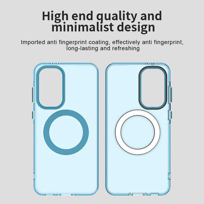 MagSafe Case for Samsung Galaxy A36 A366, Techsuit, CandyCase, Blue