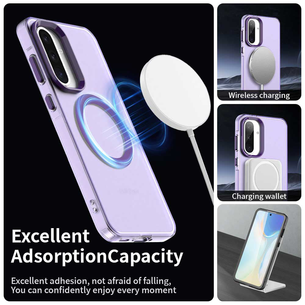 Θήκη MagSafe για Samsung Galaxy A36 A366, Techsuit, CandyCase, Μωβ