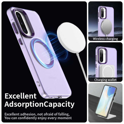 Θήκη MagSafe για Samsung Galaxy A36 A366, Techsuit, CandyCase, Μωβ