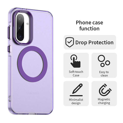 Θήκη MagSafe για Samsung Galaxy A36 A366, Techsuit, CandyCase, Μωβ