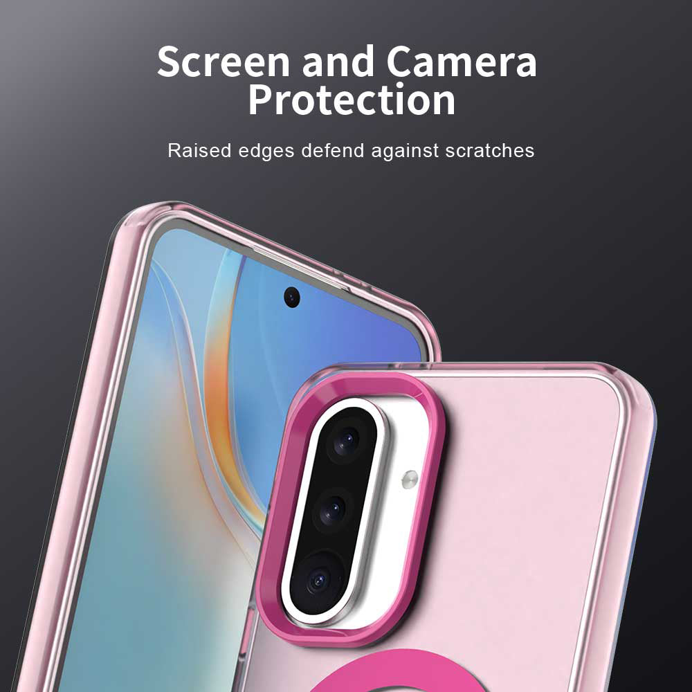 Θήκη MagSafe για Samsung Galaxy A36 A366, Techsuit, CandyCase, Ροζ