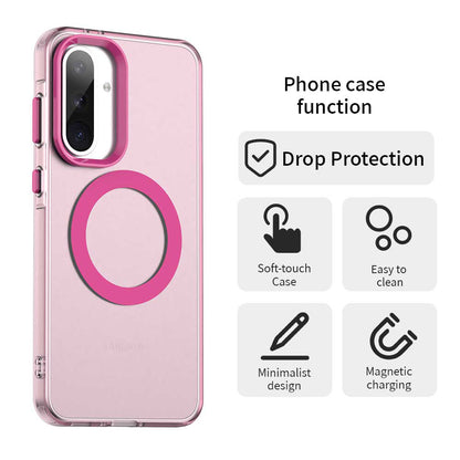 Θήκη MagSafe για Samsung Galaxy A36 A366, Techsuit, CandyCase, Ροζ