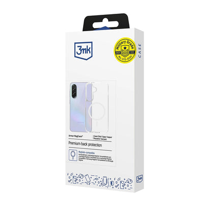 Θήκη MagSafe για Samsung Galaxy A37 5G, 3MK, Armor MagCase, Διάφανη