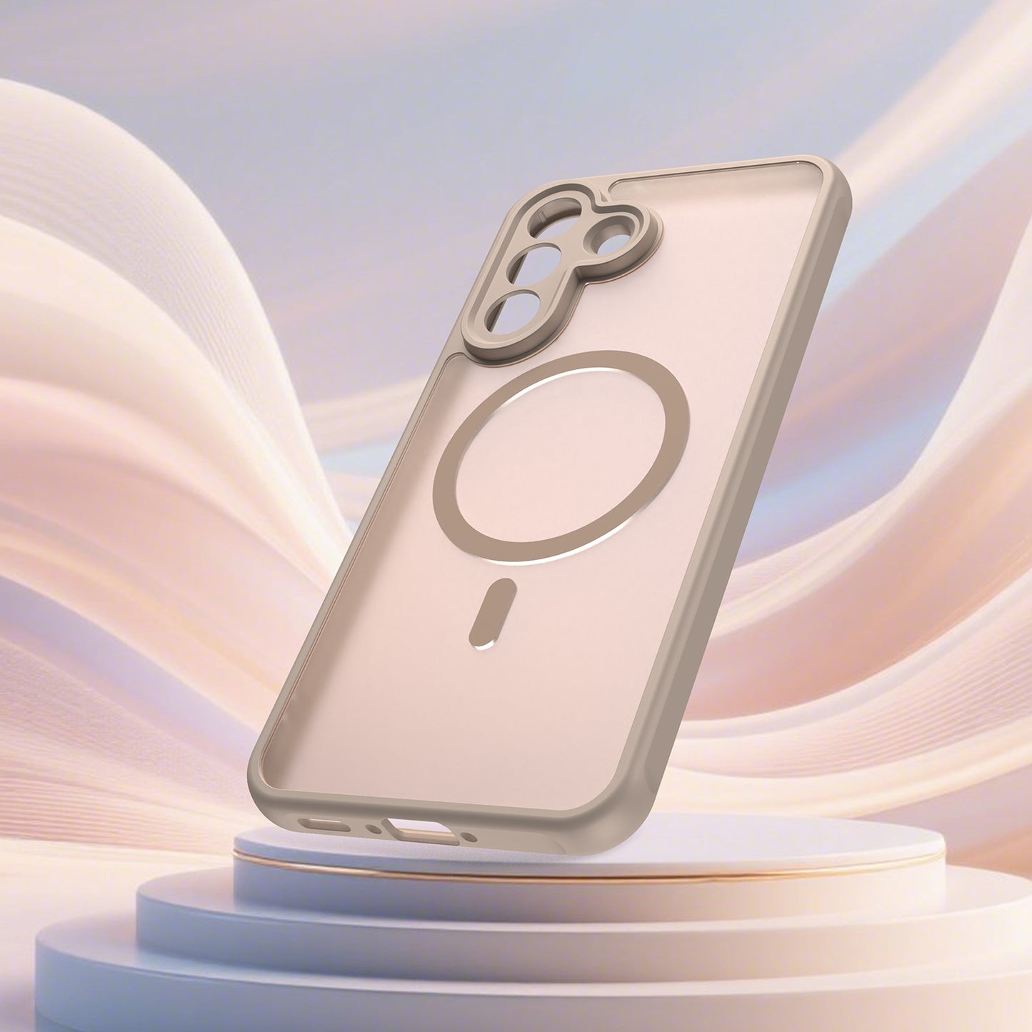 Θήκη MagSafe για Samsung Galaxy A37 5G, Techsuit, HaloFrost II, Χρυσή