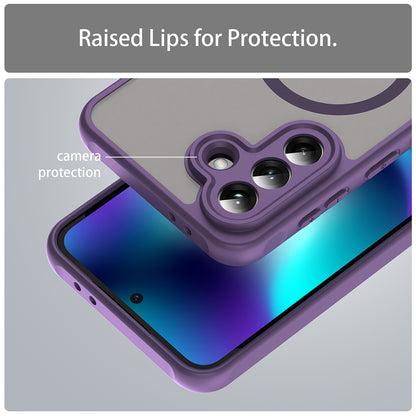 Θήκη MagSafe για Samsung Galaxy A37 5G, Techsuit, HaloFrost II, Μωβ