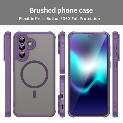 Θήκη MagSafe για Samsung Galaxy A37 5G, Techsuit, HaloFrost II, Μωβ