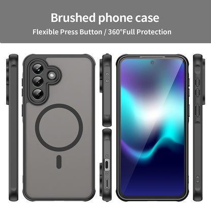 Θήκη MagSafe για Samsung Galaxy A37 5G, Techsuit, HaloFrost II, Μαύρη